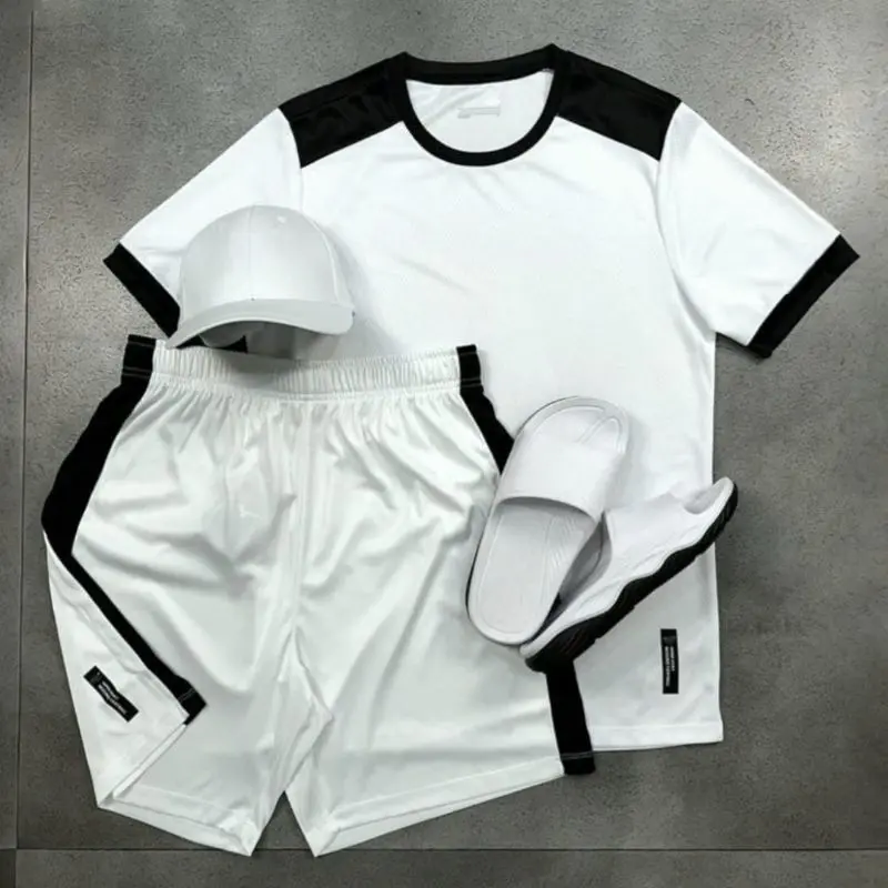 Kit Conjunto Masculina Dry Fit Camisa + Bermuda Academy Training - 1