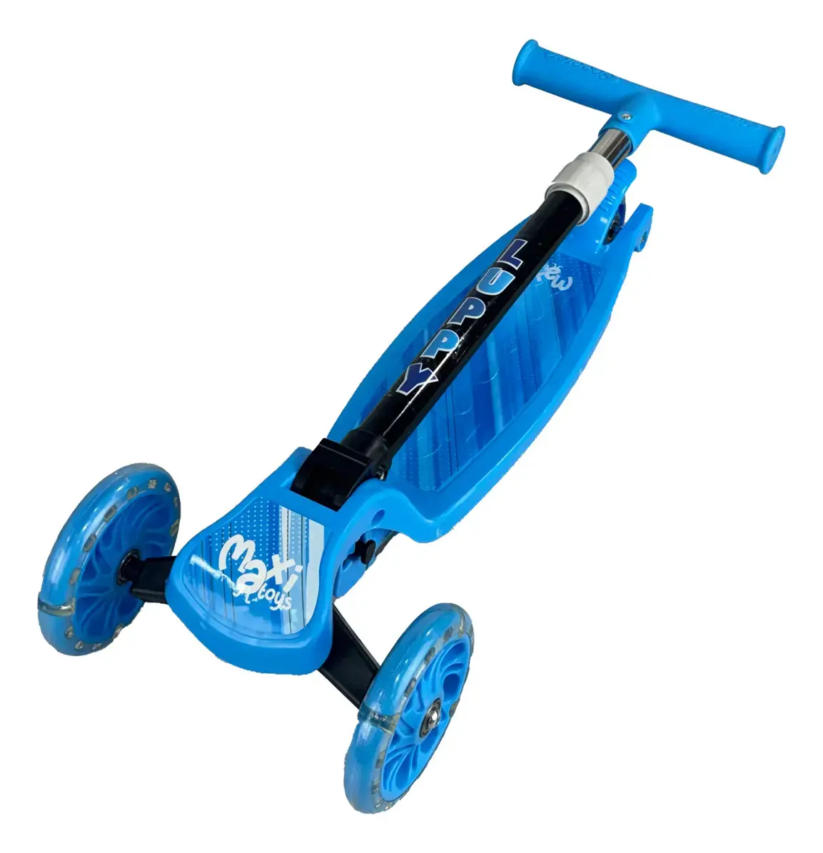 Patinete Infantil 3 Rodas Led Dobrável Luppy Azul Maxi Toys thumbnail 7
