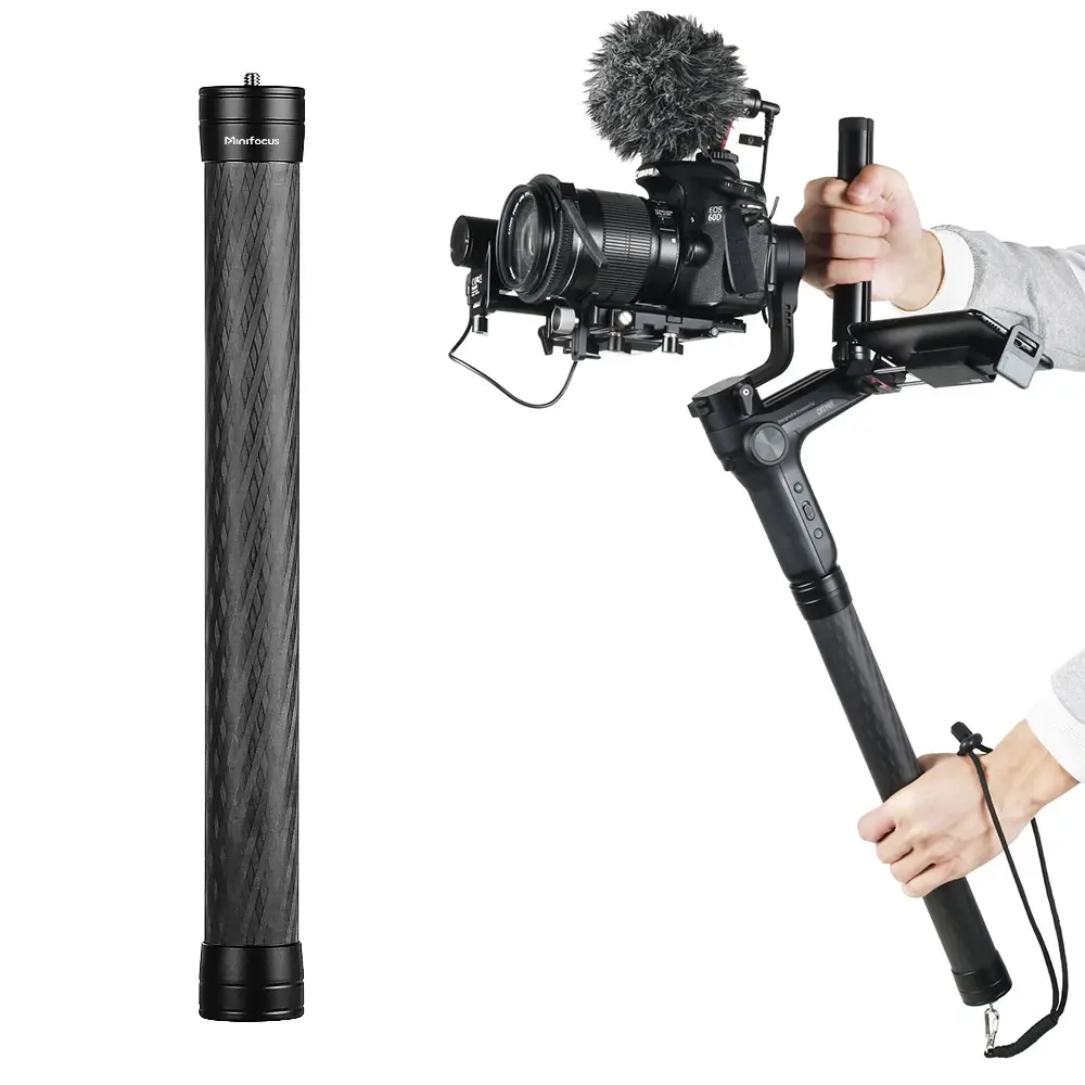 Haste de extensão de fibra de carbono, monopé para dji ronin s sc rsc2 rs 3 4 zhiyun feiyutech, estabilizador de câmera, acessório gimbal - 1