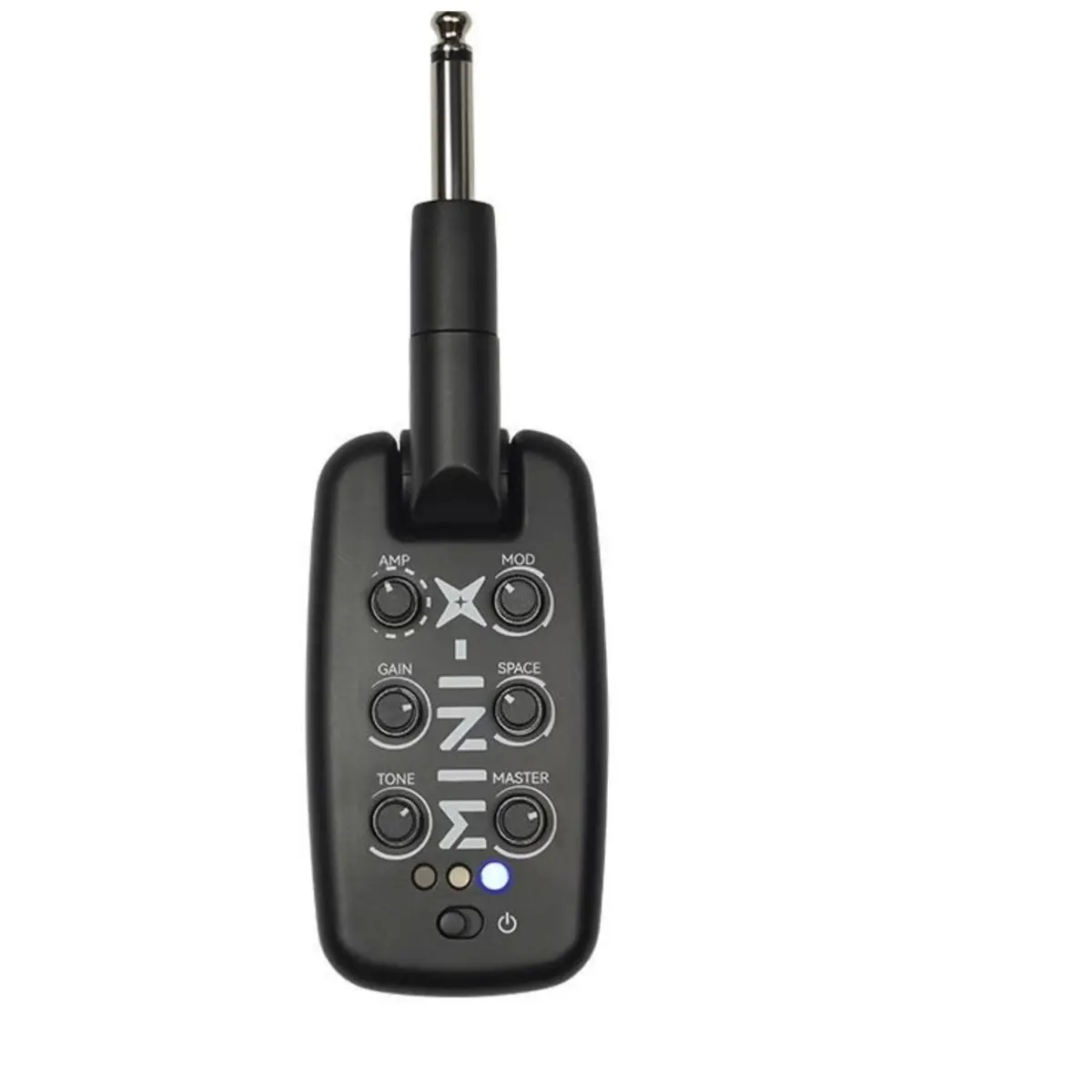 M-VAVE Amplificador de fone de ouvido MINI-X com efeitos para guitarra e baixo, portátil e recarregável, com 9 timbres de amplificador integrados. - 1