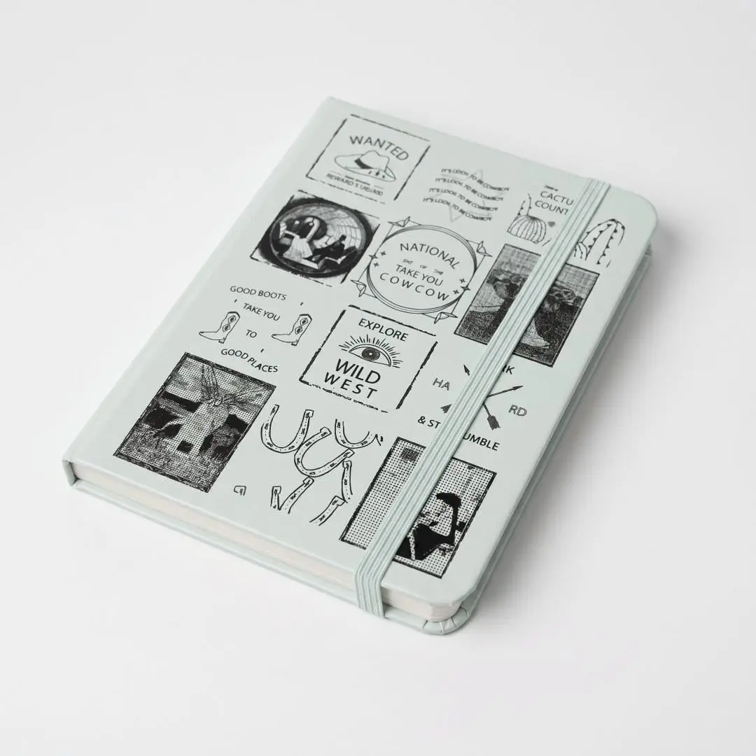 Caderno com Pauta A6 Pocket Bolso 100 Folhas 10x15 Premium National - Modelo 1