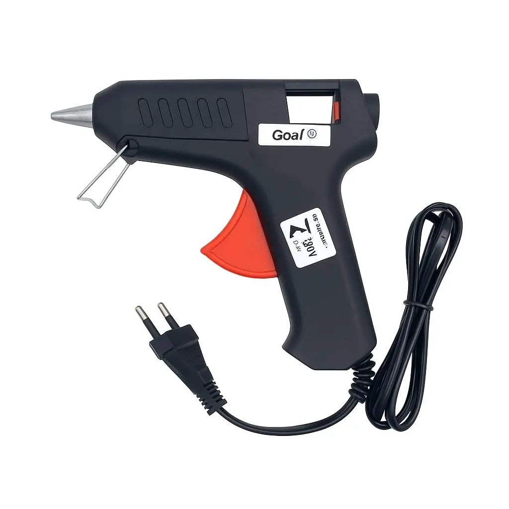 Pistola de Cola Quente 40W Bivolt Profissional – Aquecimento Rápido Ponta Metálica e Design Ergonômico