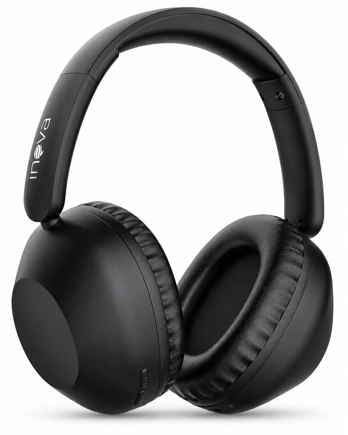 INAVA Headphone Bluetooth Sem Fio Over Ear com Som Hi-Fi, ENC, 6 Microfones, Driver de 40mm e Até 50 Horas de Autonomia-Preto - 1