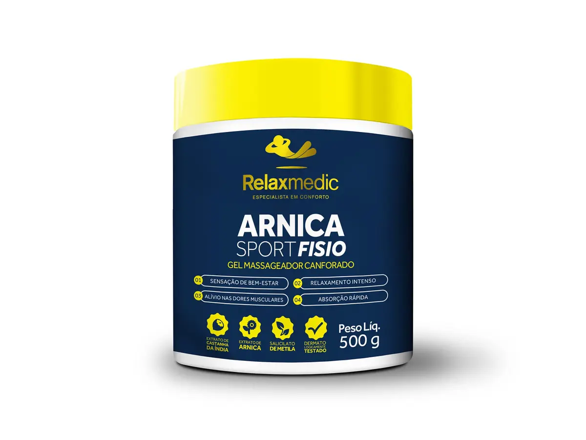 Gel Massageador Arnica Sport Fisio Canforado - Muscular - Relaxmedic