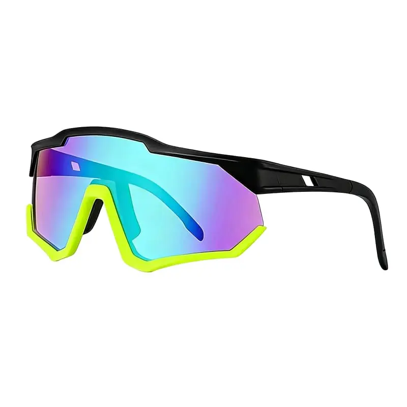 Óculos de sol esportivos polarizados unissex, óculos de ciclismo com proteção UV400, óculos coloridos à prova de vento projetados especialmente para caminhadas, escalada e corrida