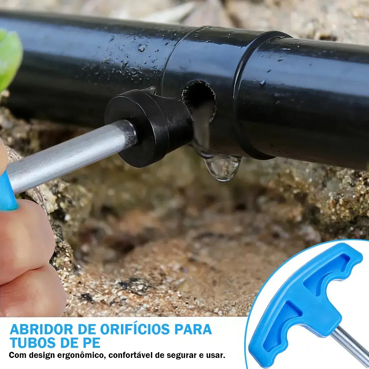 Broca Manual Perfurador P/irrigação Para Chula No Pvc 16mm thumbnail 3