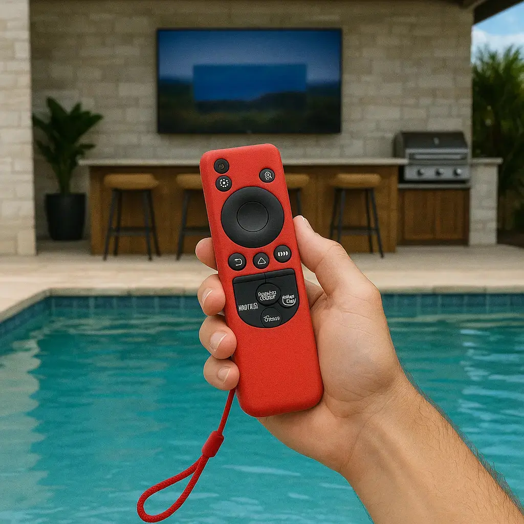Capa Controle Remoto Silicone Smart Tv Samsung Cores Verde-limão thumbnail 4