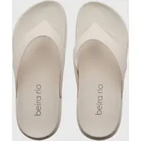 Chinelo Feminino Beira Rio Dedo Off-White - 1