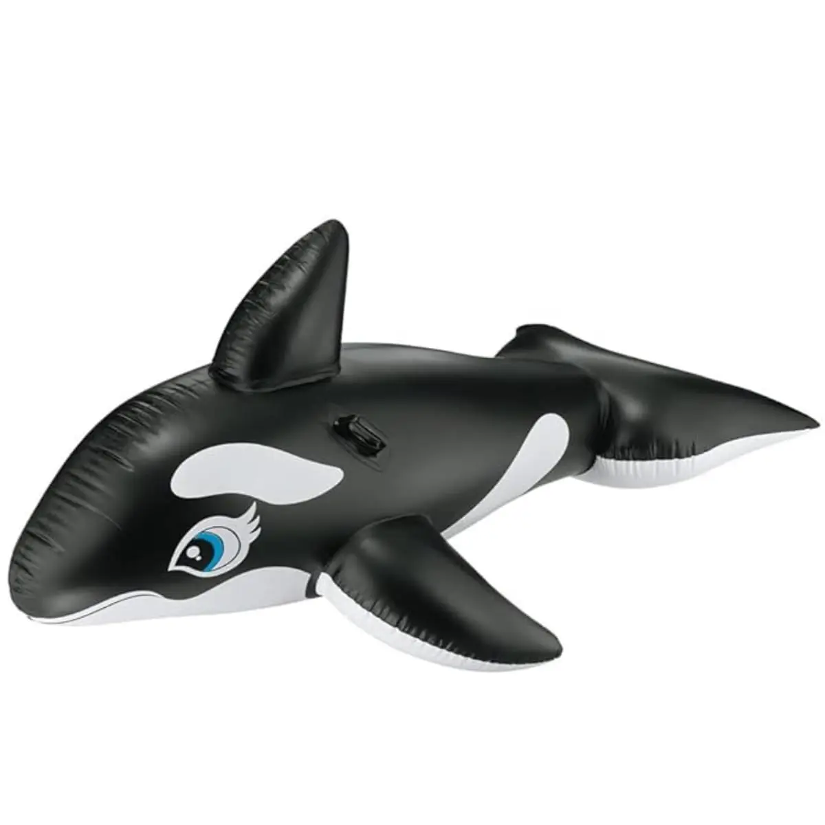 Bote Boia Baleia Orca Inflável 193x119cm PVC Infantil Piscina e Praia | 2 câmaras de ar independentes, suporta até 100kg