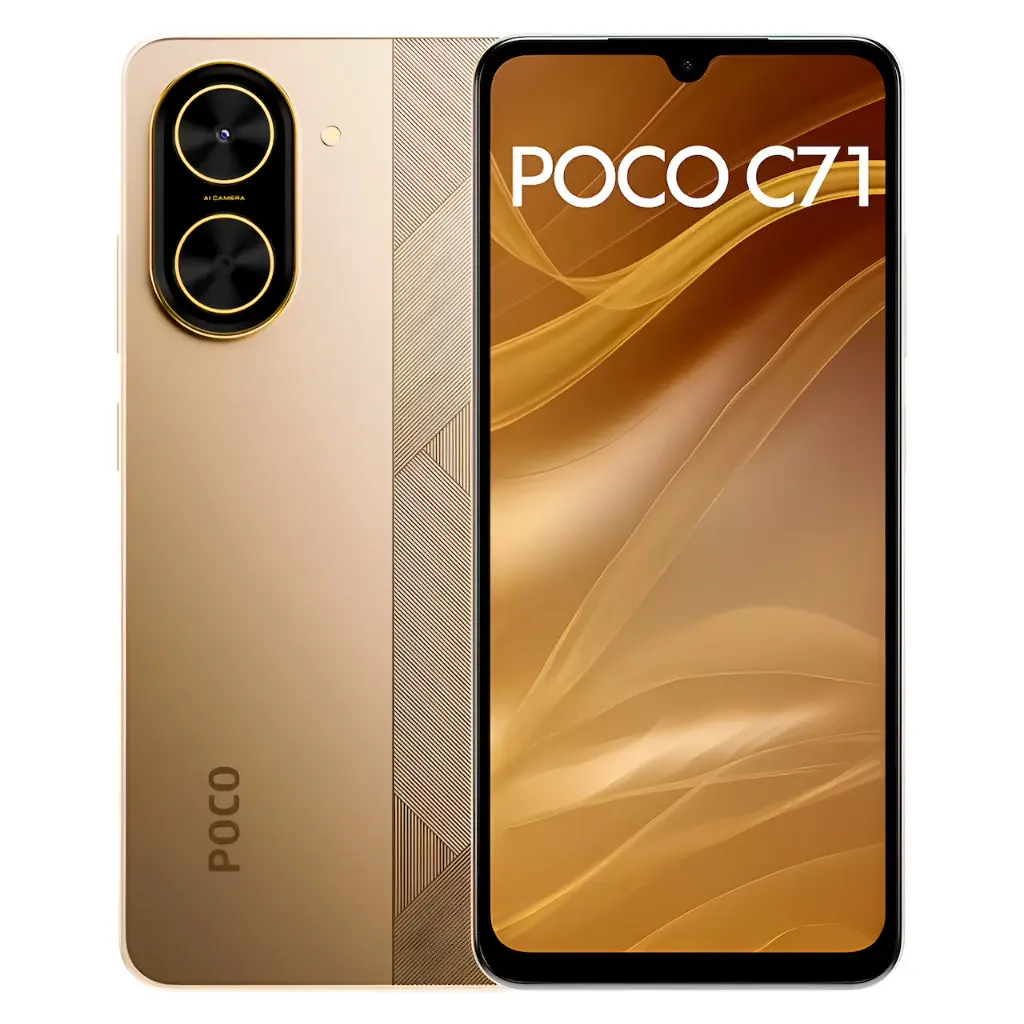 Celular Smartphone Xiaomi Poco C71 128GB / 64GB Dual Sim Global (COM CAPINHA E PELÍCULA DE CORTESIA) - 1