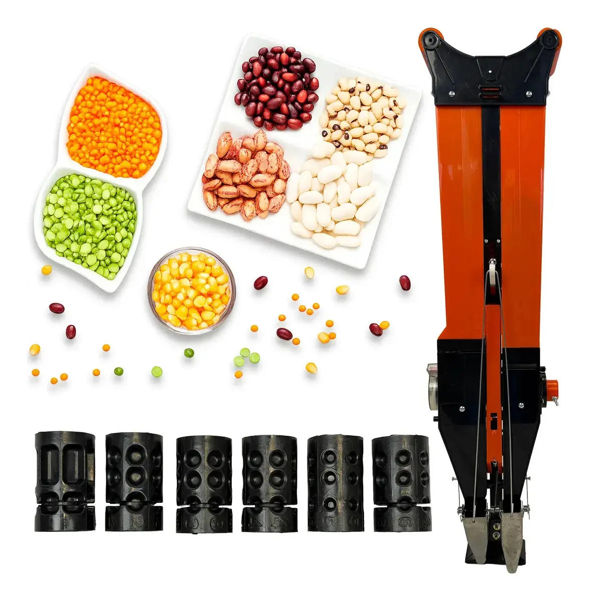 Plantadeira Adubadeira Manual Matraca Para Plantar Milho - 1
