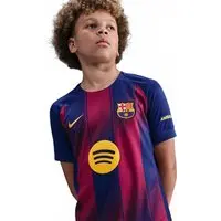 Camisa Barcelona Nike I 2025/26 Torcedor Pro Infantil