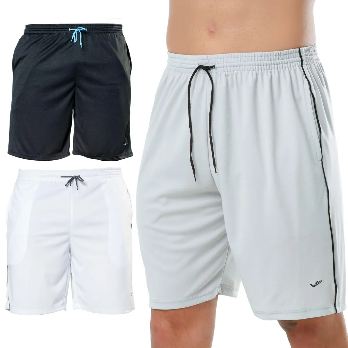 Kit 2 Short Bermuda Calção Academia Elite Masculina Dry Fit Esportiva