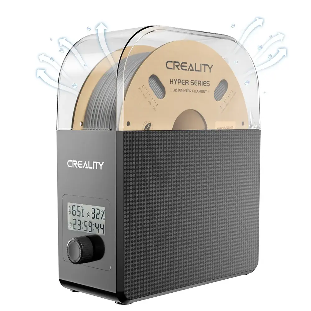 Creality filamento secador atualização ventilador filamento caixa seca 1kg pla petg abs tpu filamentos desidratador caixa de armazenamento filamento carretel titular