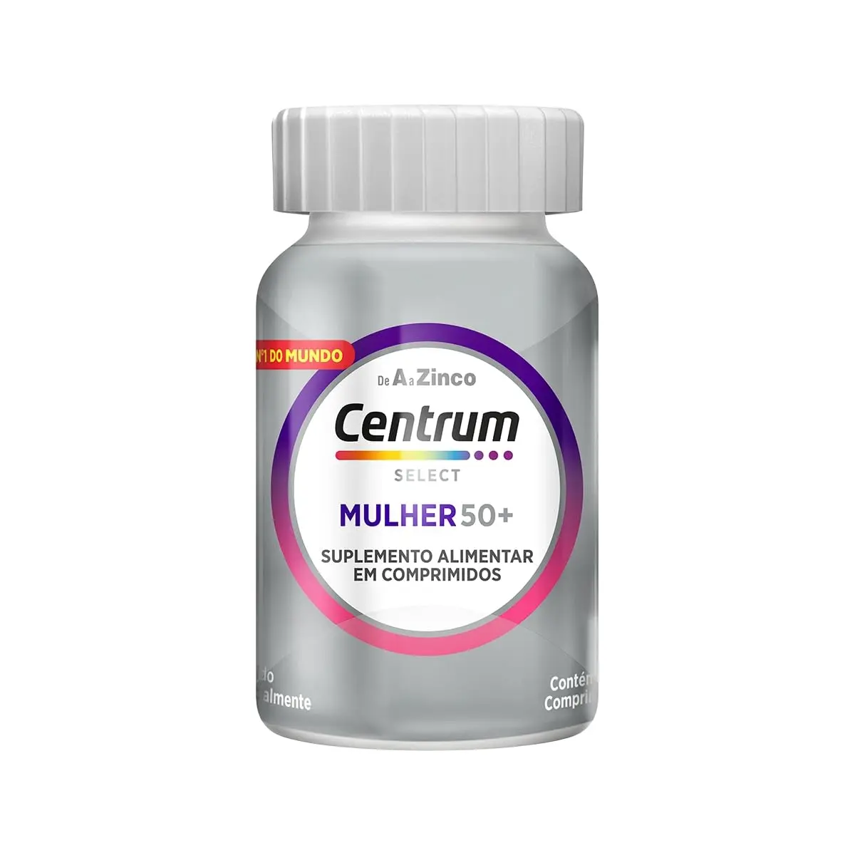Centrum Mulher 50 Mais Multivitaminico, com Vitamina D, Vitamina B12, Calcio e Magnesio, 60 Comprimidos