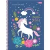 Caderno Capa Dura Unicórnio 80 Folhas c/ 4 un. - 1