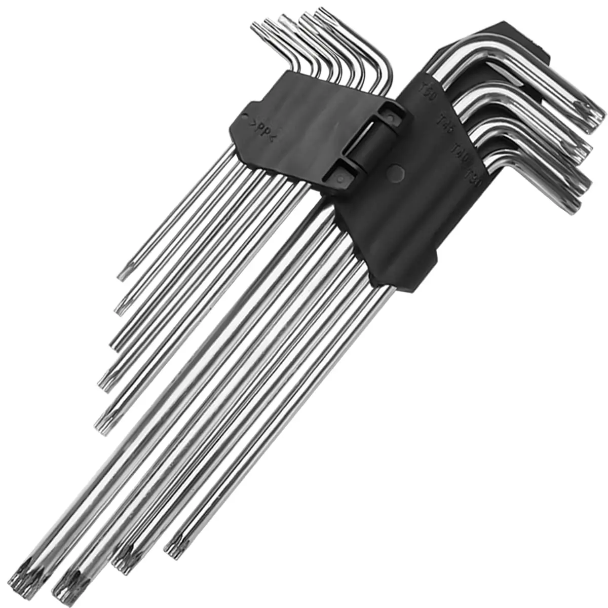 Jogo De Chave Torx Tipo L Hexagonais Com Furo Profissional Longa | Ideal para Reparos Mecânicos, Manutenção Geral, Materia Resistente, Haste Longa para Melhor Manuseio.