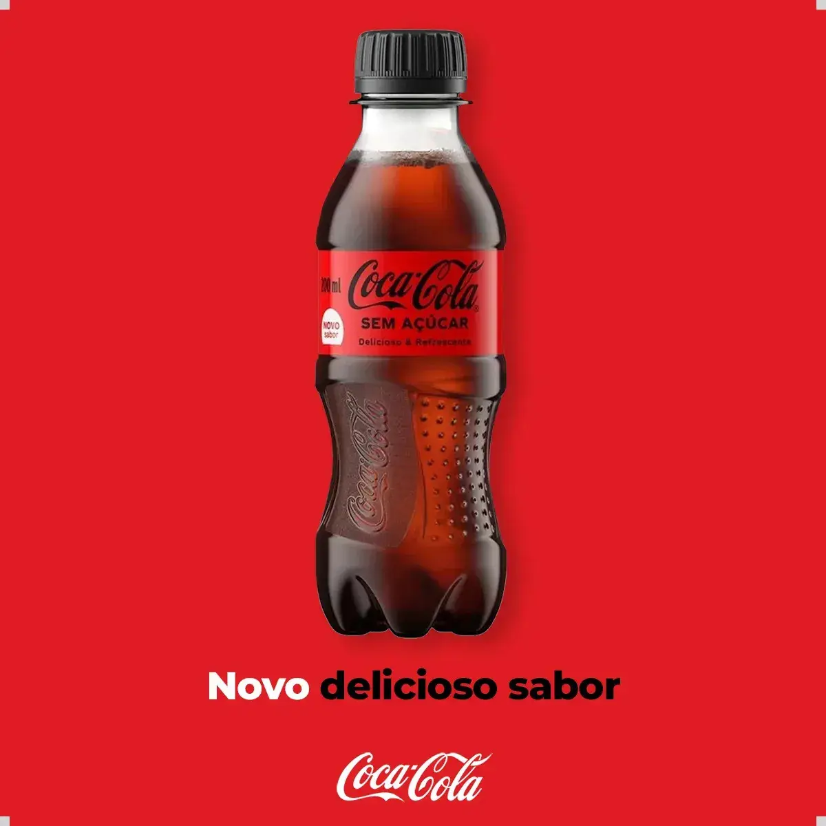 Refrigerante Zero Açúcar Coca-Cola Mini Garrafa 12 Unidades 200ml Cada thumbnail 7
