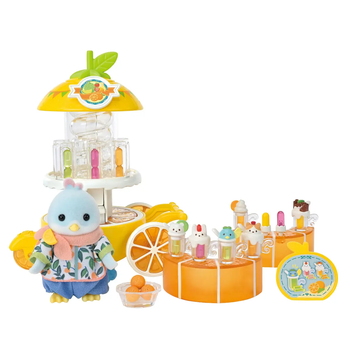 Sylvanian Families QUIOSQUE DE SUCO DOS PASSÁROS CÍTRICOS
