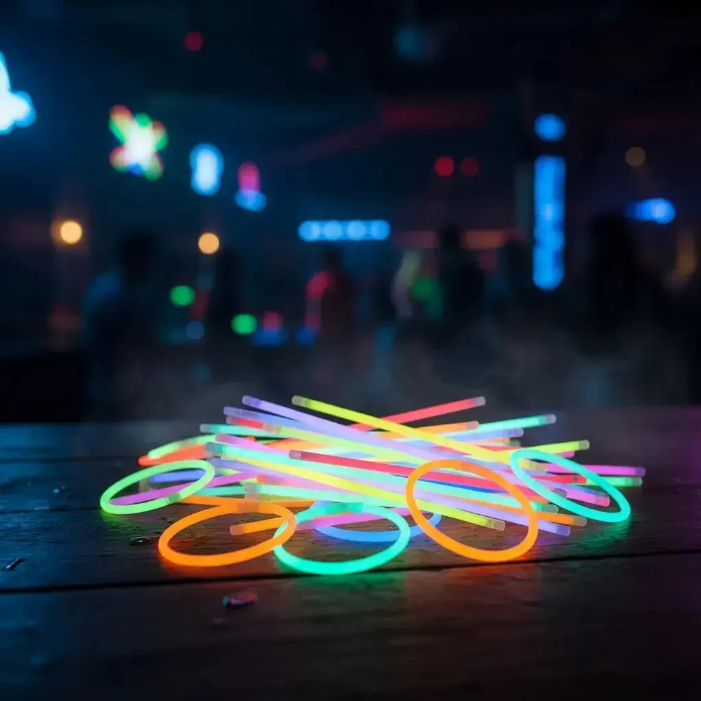 Pulseira Neon 200 Und Balada Festa Fluorescente Led Brilho thumbnail 2
