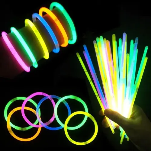 Pulseira Neon 200 Und Balada Festa Fluorescente Led Brilho thumbnail 8