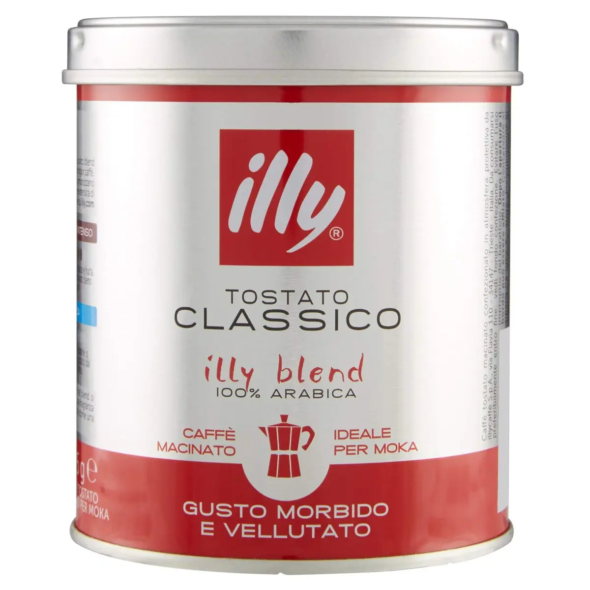 Illy Café Torrado e Moido Clássico Para Cafeteiras Moka - 125g - 1