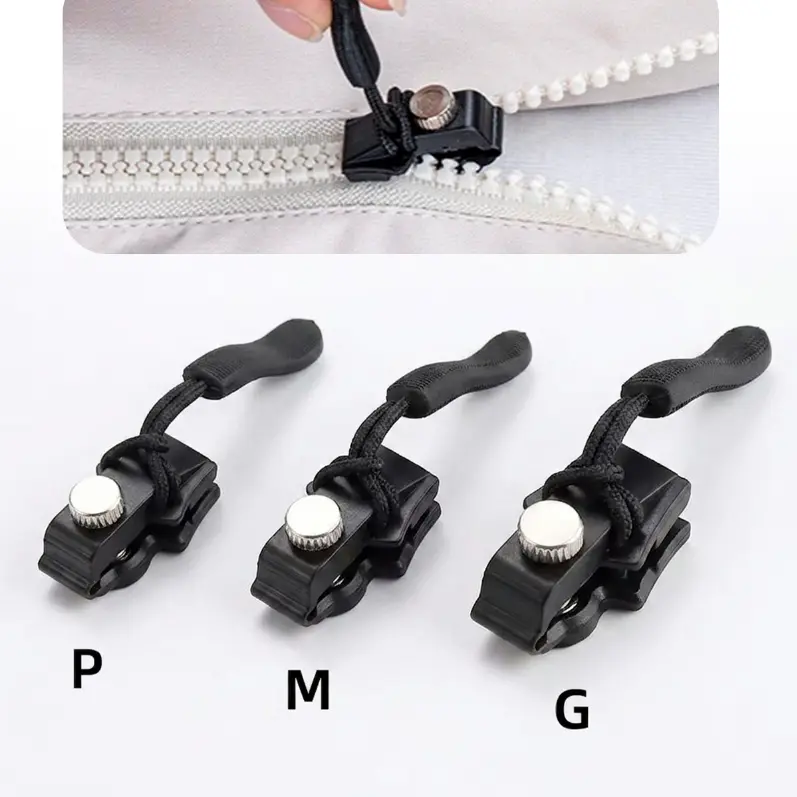 Reparo de Zíper Universal Instantâneo Removível Reparador Zipper Sem Costura Kit Para Roupas Bolsas