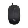 (R$ 13,41 +por-) Mouse Com Fio Mid 1200dpi Conexão Usb 3 Botões Textura Fosca Preto Multi - MO255 - 1