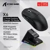 [APP/TAXA INCLUSA] Mouse Gamer Sem Fio Attack Shark X6, Sensor PAW3395, com Dock de Carregamento  - 1