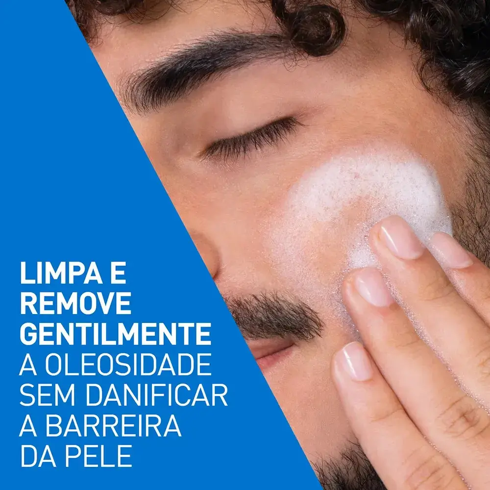 Gel de Limpeza Facial Pele Oleosa 3 Ceramidas e Niacinamida CeraVe 454g thumbnail 4