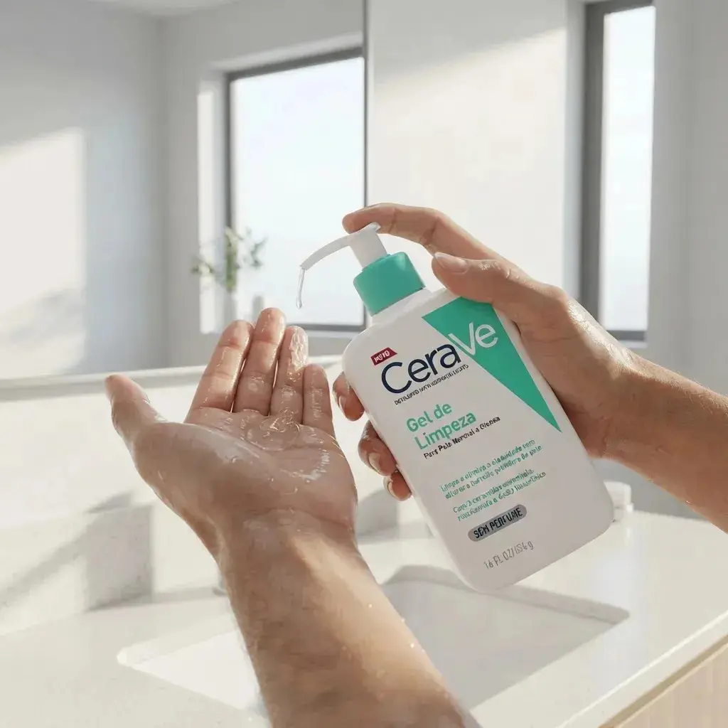 Gel de Limpeza Facial Pele Oleosa 3 Ceramidas e Niacinamida CeraVe 454g thumbnail 9
