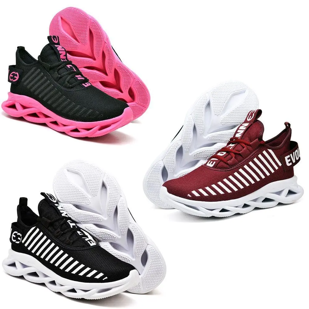 Tênis Feminino Esportivo Casual Leve Crossfit Treino- 3 Pares