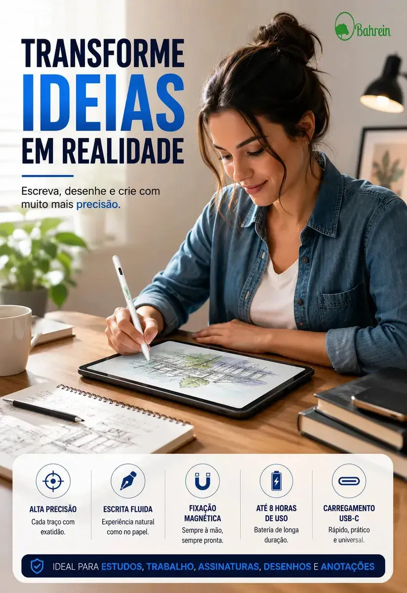 Caneta Stylus Universal Alta Precisão Para Tablet Positivo Android Ios Caneta Touch Ponta Fina Universal Celular, Tablet, Notebook, Ipads E Iphones, Proporcionando Uma Precisão Bahrein thumbnail 2