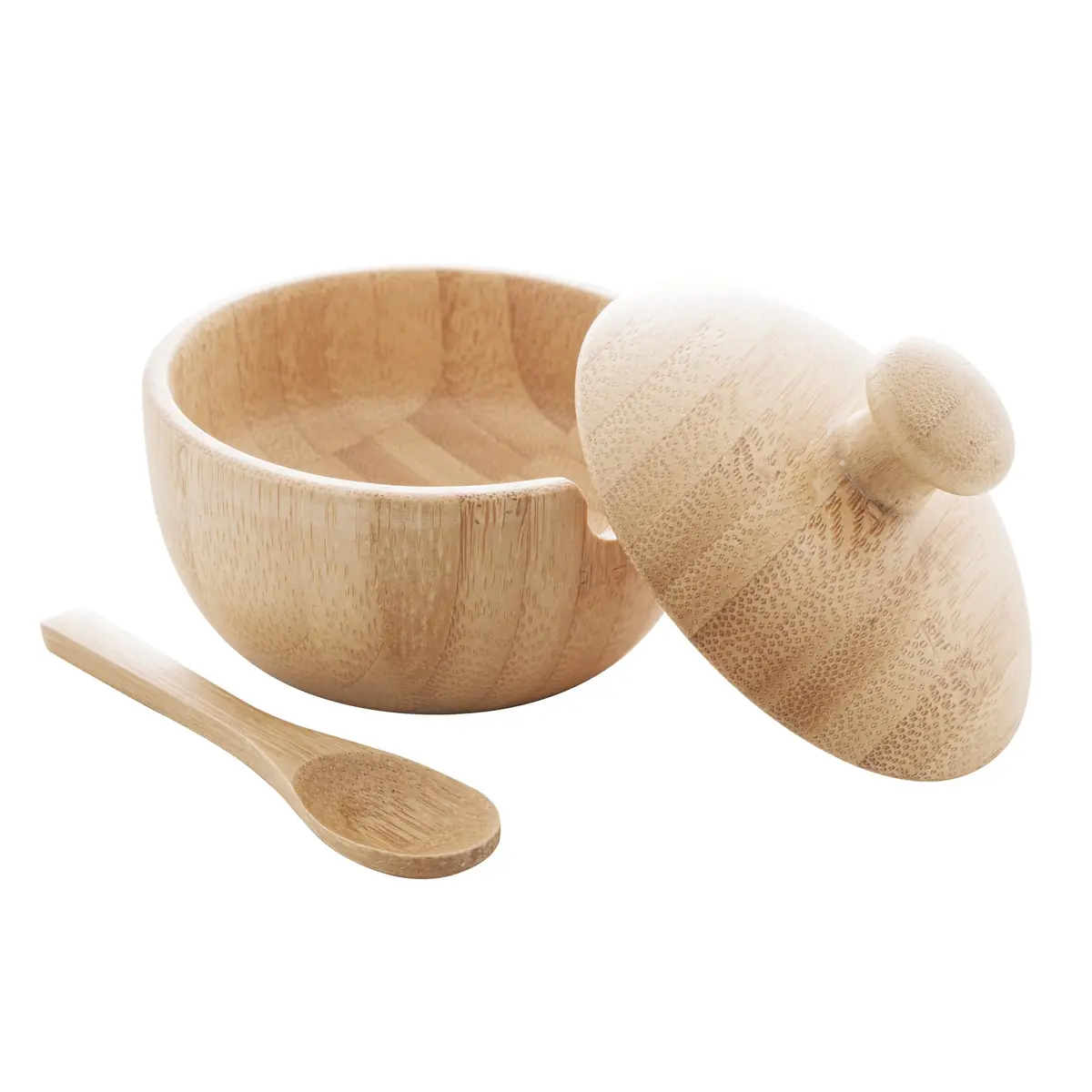 LYOR - Açucareiro com Colher Verona 10cm x 10cm x 8cm Bambu