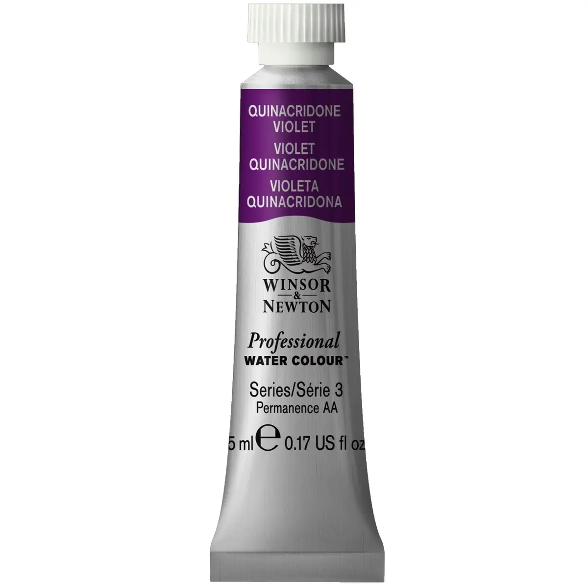 Tinta Aquarela Winsor & Newton Profissional Tubo 5ml S3 550 Quinacridone Violet - 1