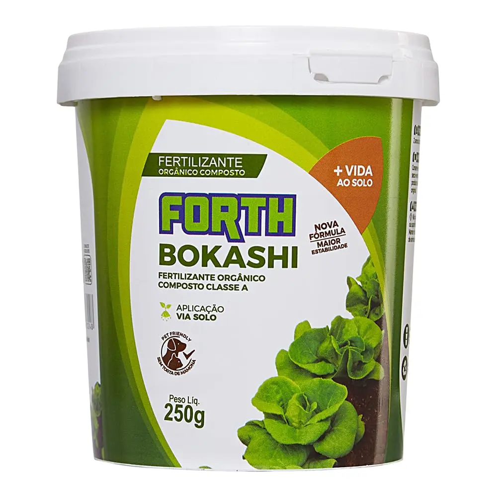 Forth Bokashi, Composto Fermentado, Microorganismos Benéficos, 250g