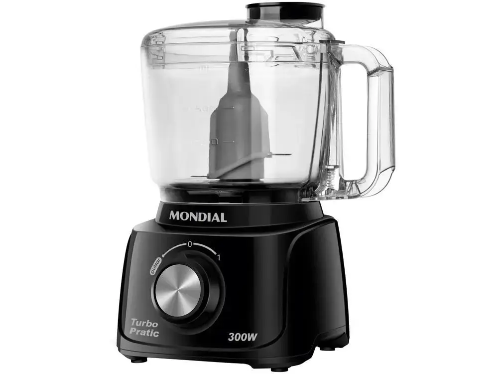 Mini Processador de Alimentos Mondial Preto - 220V