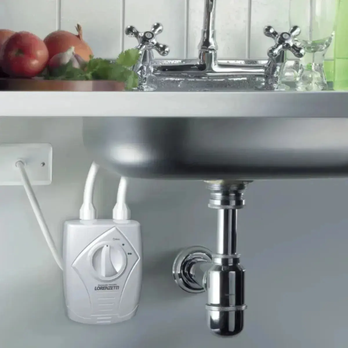 Aquecedor versatil 3 temperaturas Lorenzetti cor branco para pias e lavatórios 5500w thumbnail 5
