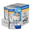 [Rec] Pack Ração Úmida Optimum Sachê para Gatos Adultos Castrados Frango 85 g - 40 unidadaes - 1