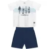 Conjunto Camiseta & Bermuda Intantil Masculina - 8 anos - 1