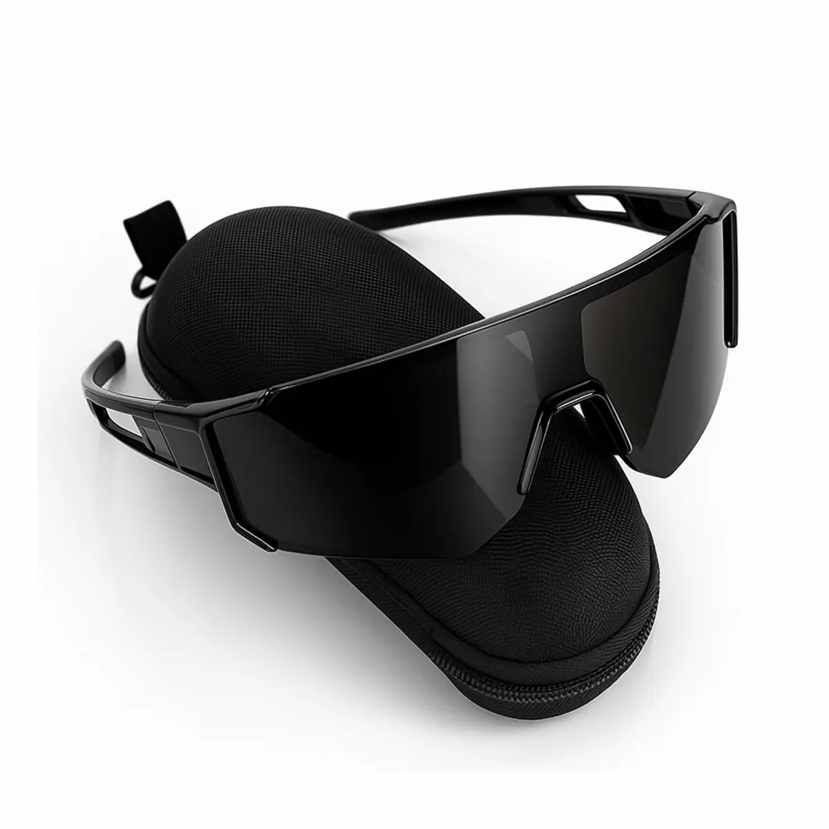 Óculos Ciclismo Corrida Esportivo Bike Mtb Protecao Uv Beach Preto - 1