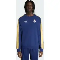 Blusa Moletom Gola Careca Originals Real Madrid Homem adidas