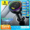 【Com Taxa】 Carregador de Smartphone USBC para Carro PD 3.0 QC4.0 152.5W + Cabo 100W - 1