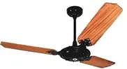Ventilador de Teto Delta Max 127V Preto/Mogno - 1