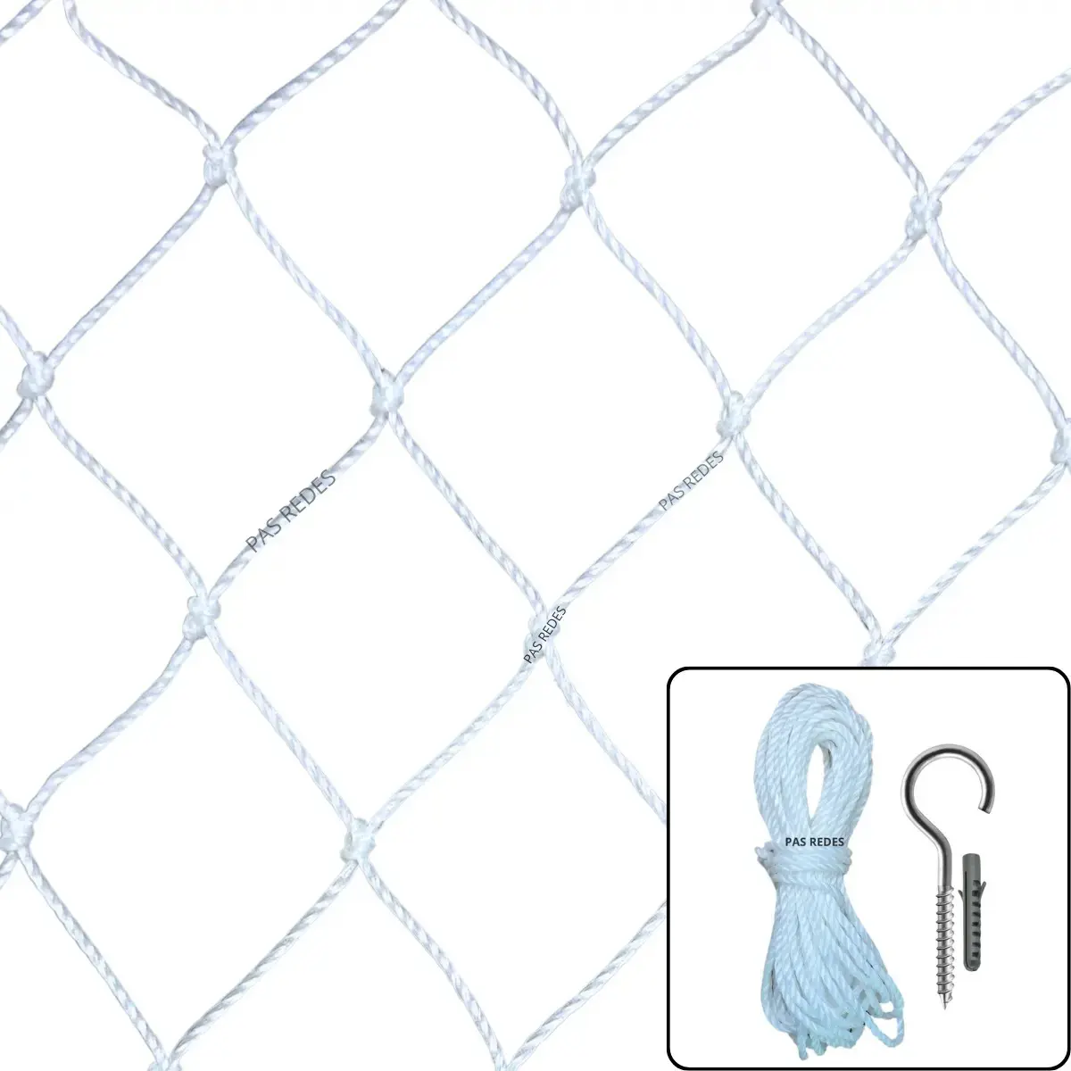 Tela De Proteção Para Janelas Gatos 1,40 X 1,20 Kit Completo Cor Branca