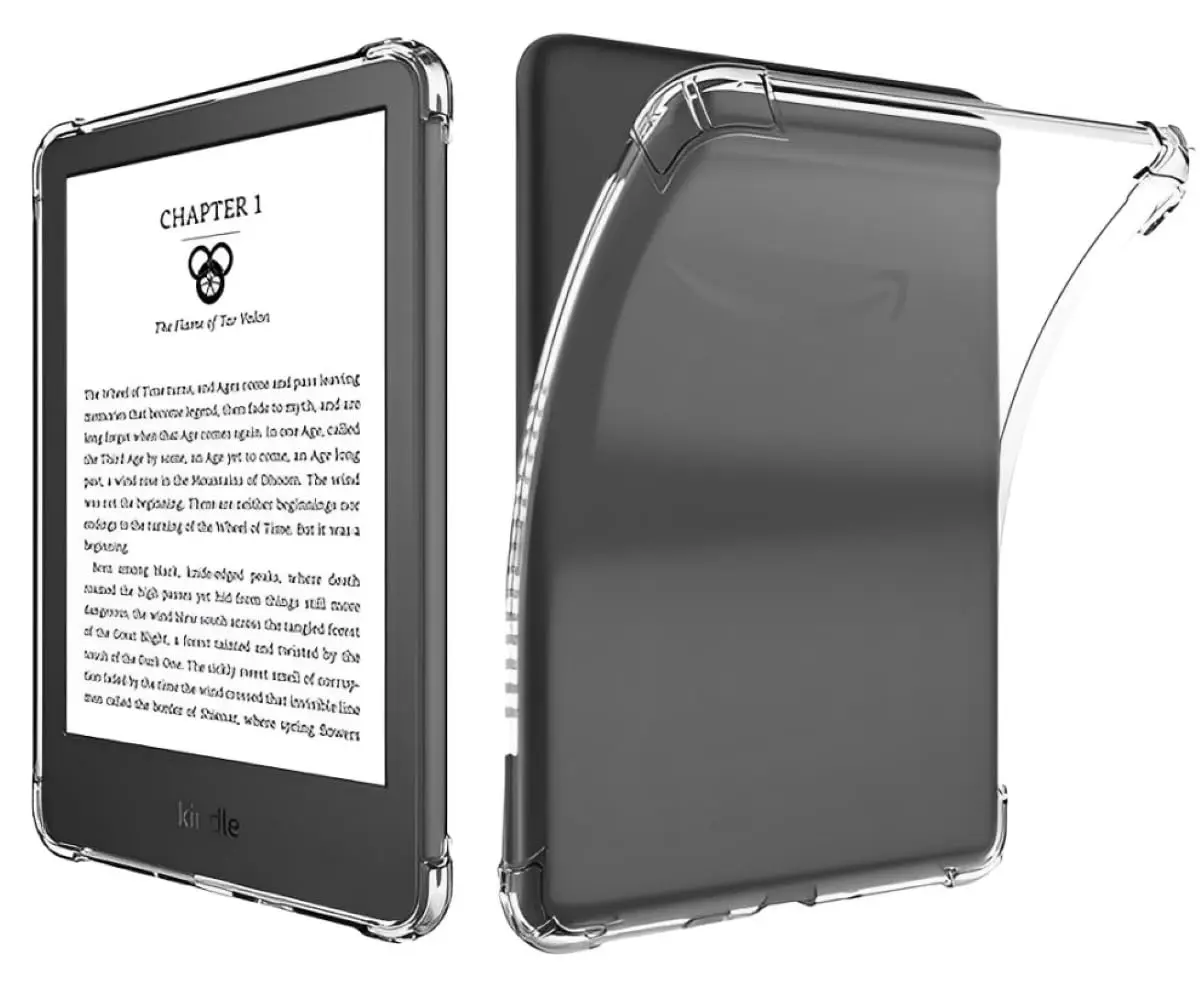 DECART Capa para Kindle 11ª Geração 2022/2024 (C2V2L3/RS23CV) Transparente | Silicone Flexível, Cantos Reforçados, Ultraleve e Proteção Antichoque