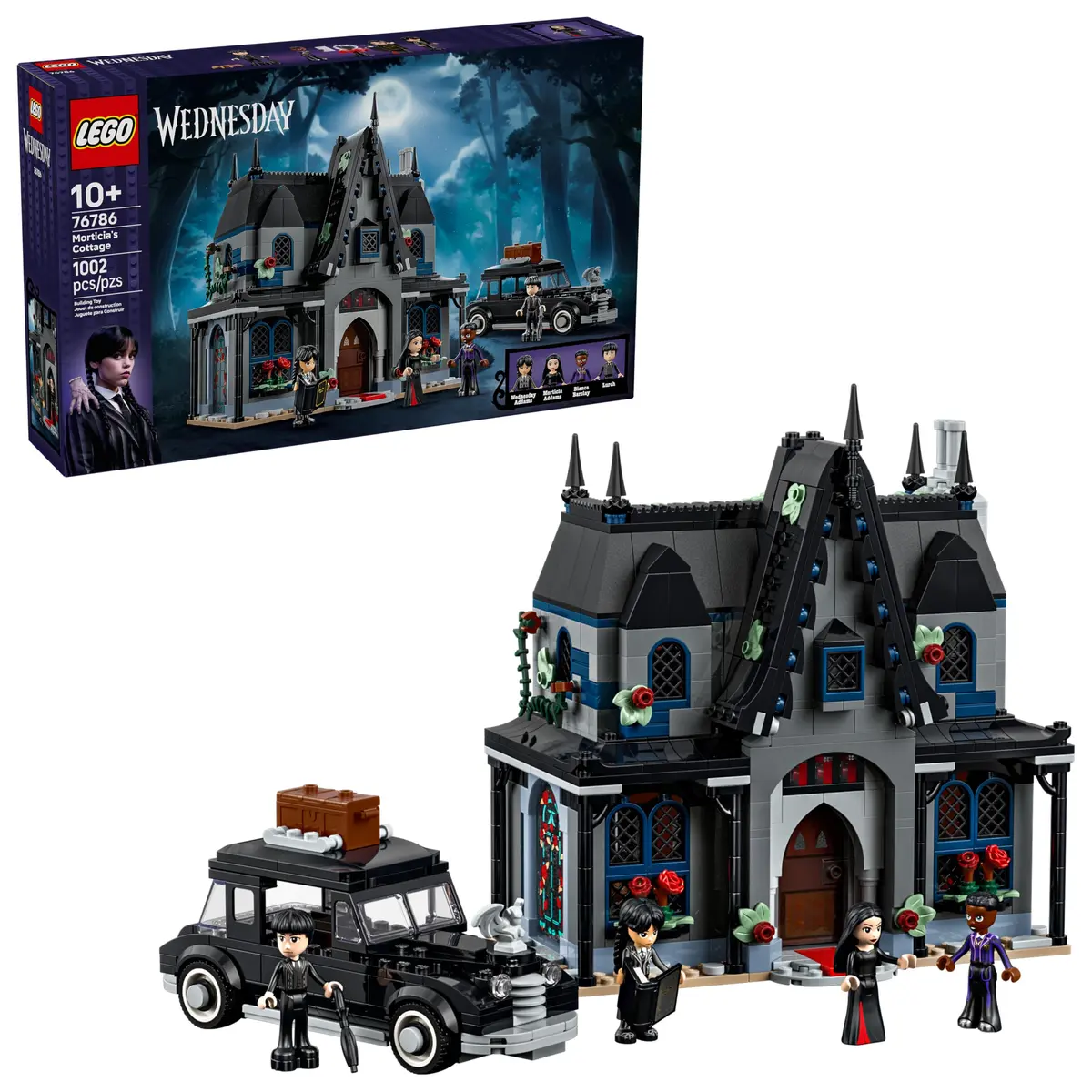 LEGO Wednesday Chalé da Mortícia 76786 (1.002 Peças) - 1