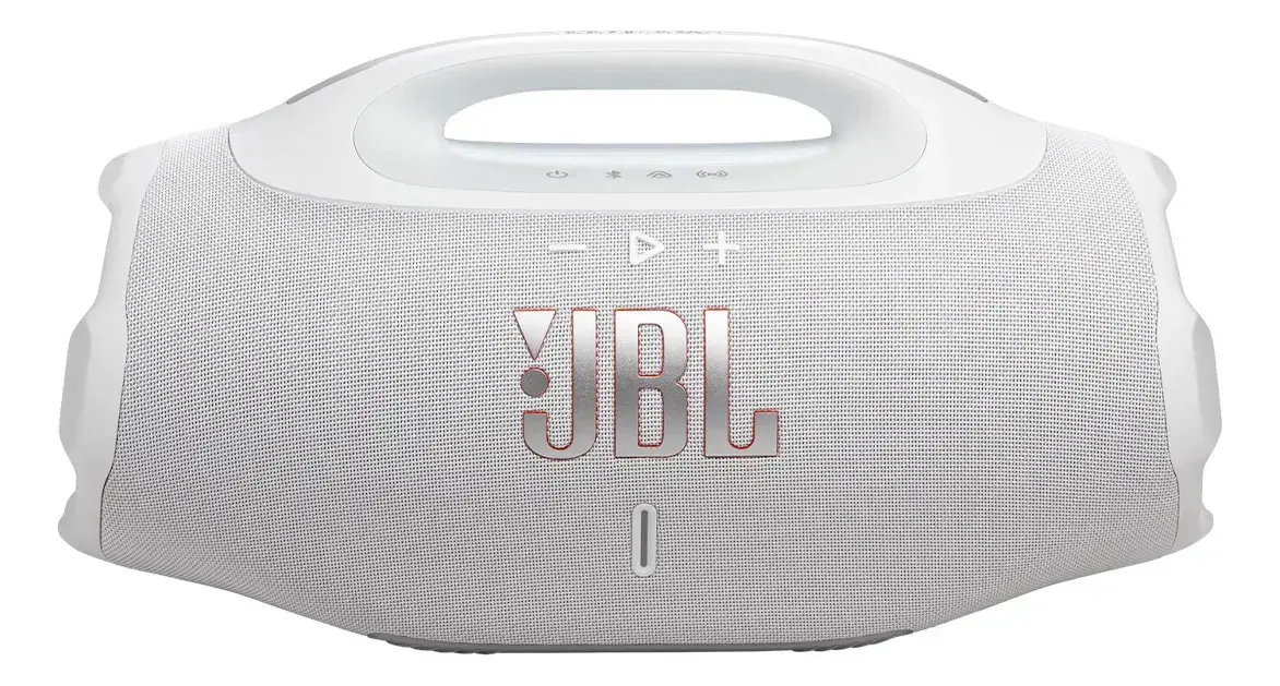Caixa de Som Bluetooth À Prova D'água Boombox 4 JBL - Branca