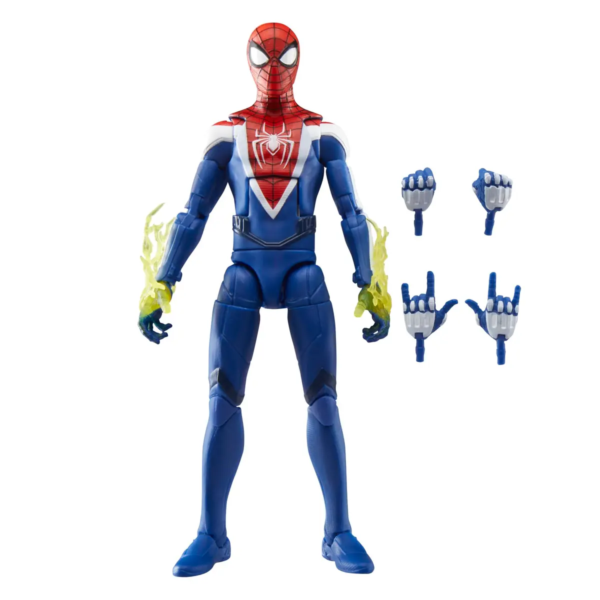 Marvel Legends Series Gamerverse Miles Morales (Traje Aprimorado), Figura de Ação de 15 cm com 4 Acessórios, a partir de 4 anos