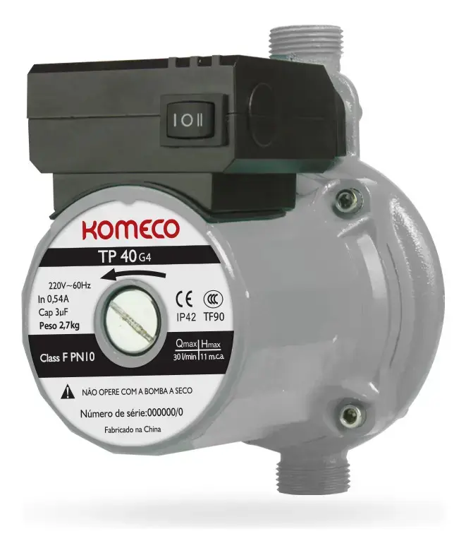 Bomba Pressurizadora Tp40 (120w KOMECO